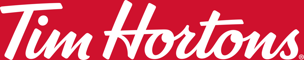 Tim Hortons Logo Red Background White Letters