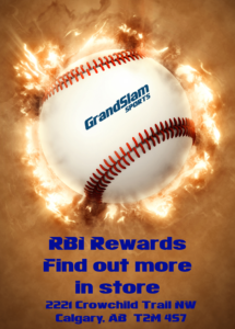 Order your NWLL gear online and earn RBI Rewards points!  Click on the picture above or go to https://www.grandslamcanada.com/shop to purchase your gear and support our kids! 